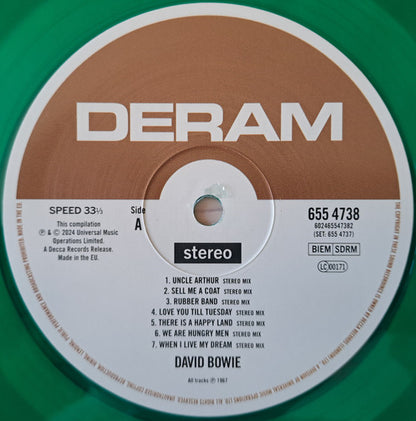 David Bowie : David Bowie (LP, Album, RE, Gre + LP, Comp, Mono, Gre + Dlx, Lt)
