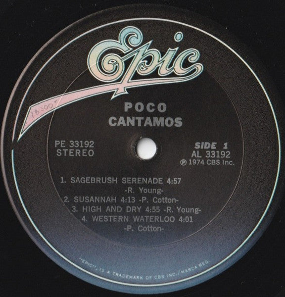 Poco (3) : Cantamos (LP, Album, RE)