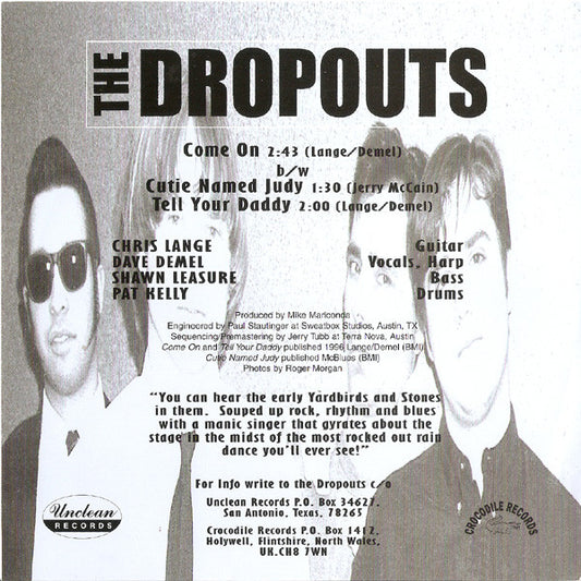 The Dropouts : Come On (7", Single)