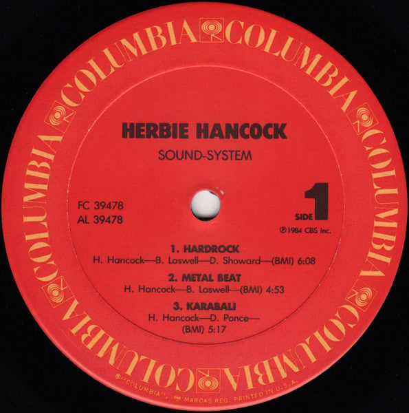 Herbie Hancock : Sound-System (LP, Album, Pit)
