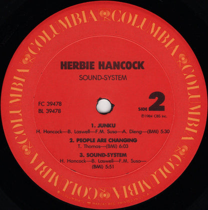 Herbie Hancock : Sound-System (LP, Album, Pit)