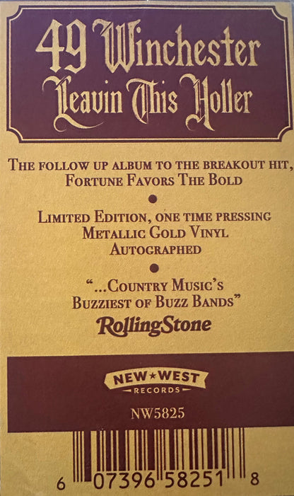 49 Winchester : Leavin' This Holler (LP, Album, Ltd, Gol)