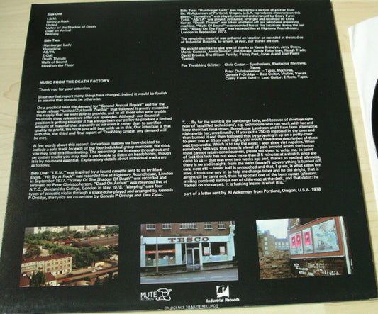 Throbbing Gristle : D.o.A. The Third And Final Report (LP, Album, RE)
