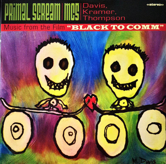 Primal Scream / MC5 / Davis*, Kramer*, Thompson* : Music From The Film "Black To Comm" (LP, Album, Dlx, Ltd, Red)