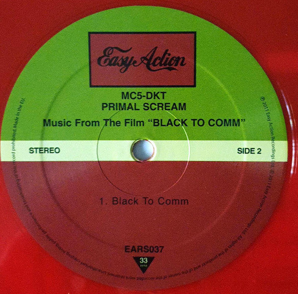 Primal Scream / MC5 / Davis*, Kramer*, Thompson* : Music From The Film "Black To Comm" (LP, Album, Dlx, Ltd, Red)