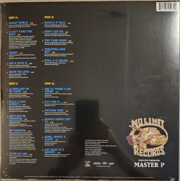 Snoop Dogg : Da Game Is To Be Sold, Not To Be Told (2xLP, Album, Ltd, M/Print, RE, Bla)
