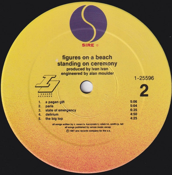 Figures On A Beach : Standing On Ceremony (LP, Album, Spe)