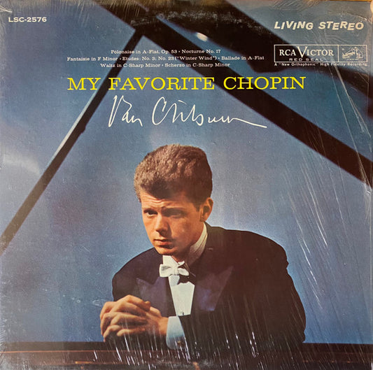 Van Cliburn, Chopin* : My Favorite Chopin (LP, RE, Ind)