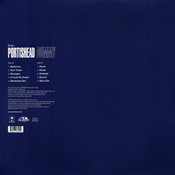 Portishead : Dummy (LP, Album, RE, RP, 180)
