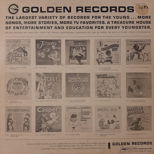 Paul Parnes, The Sandpiper Chorus, Jimmy Carroll And His Orchestra : Hank Ketcham's Dennis The Menace Songs (LP, Album, RP)