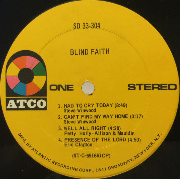 Blind Faith (2) : Blind Faith (LP, Album, CP )