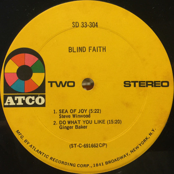 Blind Faith (2) : Blind Faith (LP, Album, CP )