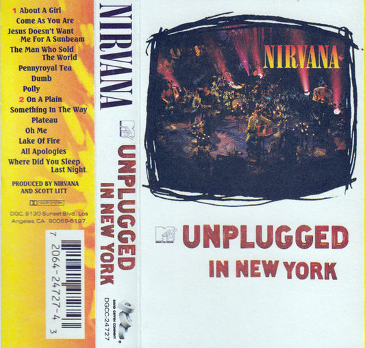Nirvana : MTV Unplugged In New York (Cass, Album, Dol)