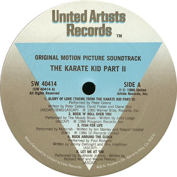 Various : The Karate Kid Part II (Original Motion Picture Soundtrack) (LP, Comp)