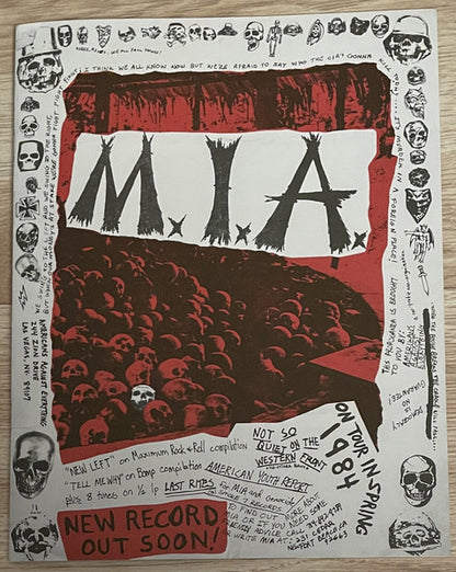 M.I.A* : Murder In A Foreign Place (LP, Album, RE, Red)