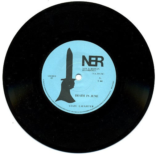 Death In June : State Laughter / Holy Water (7")