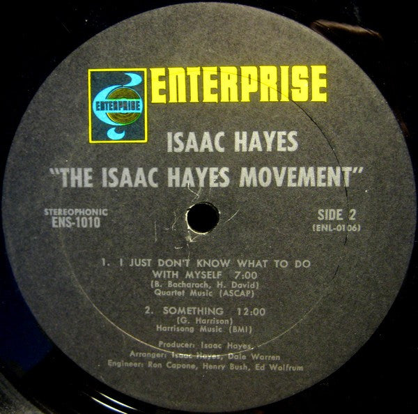 Isaac Hayes : The Isaac Hayes Movement (LP, Album)