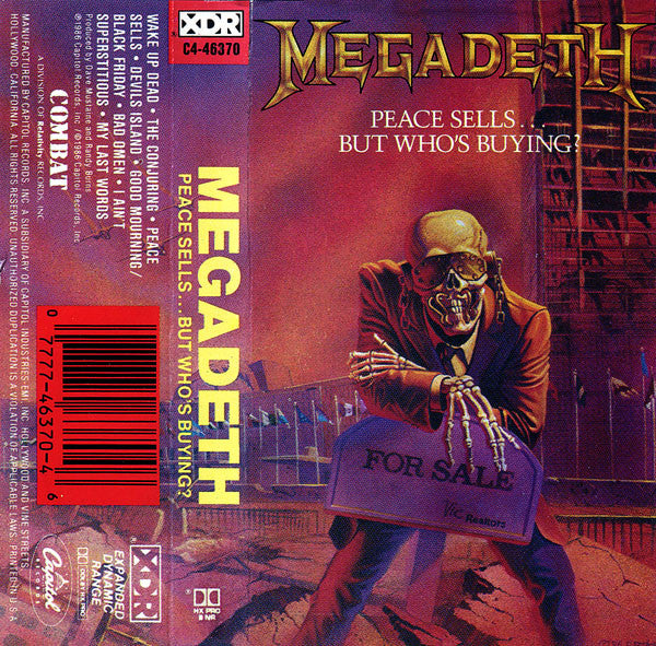 Megadeth : Peace Sells...But Who's Buying? (Cass, Album, Dol)