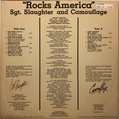 Sgt. Slaughter (2) & Camouflage (14) : Rocks America (LP, Album)