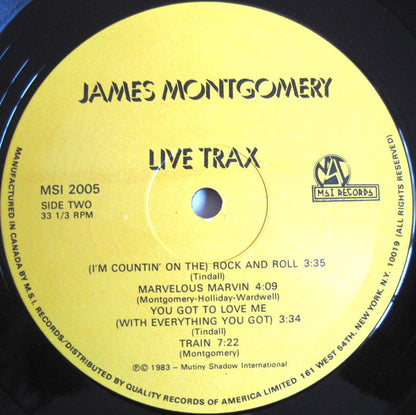 James Montgomery : Live Trax (LP)
