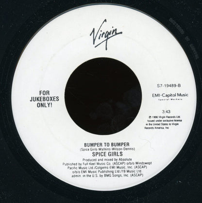 Spice Girls : Wannabe (7", Single, Jukebox)