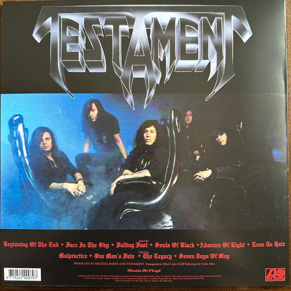 Testament (2) : Souls Of Black (LP, Album, RE, RP, 180)