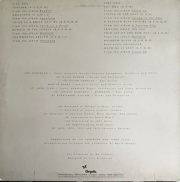 Jethro Tull : M.U.- The Best Of Jethro Tull (LP, Comp, RE, Pit)