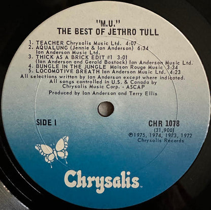 Jethro Tull : M.U.- The Best Of Jethro Tull (LP, Comp, RE, Pit)