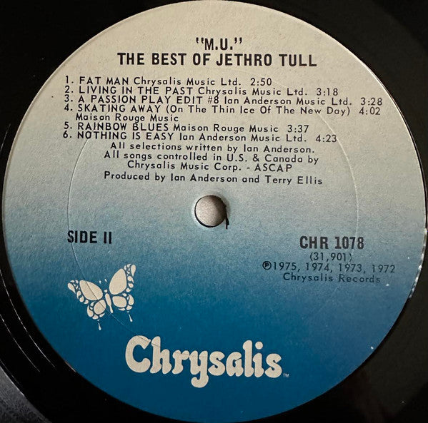 Jethro Tull : M.U.- The Best Of Jethro Tull (LP, Comp, RE, Pit)