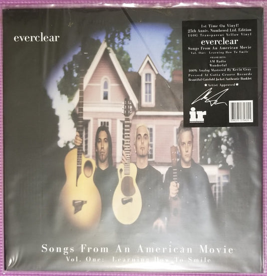 Everclear : Songs From An American Movie Vol. One: Learning How To Smile (LP, Album, Ltd, Num, RE, RM, Yel)
