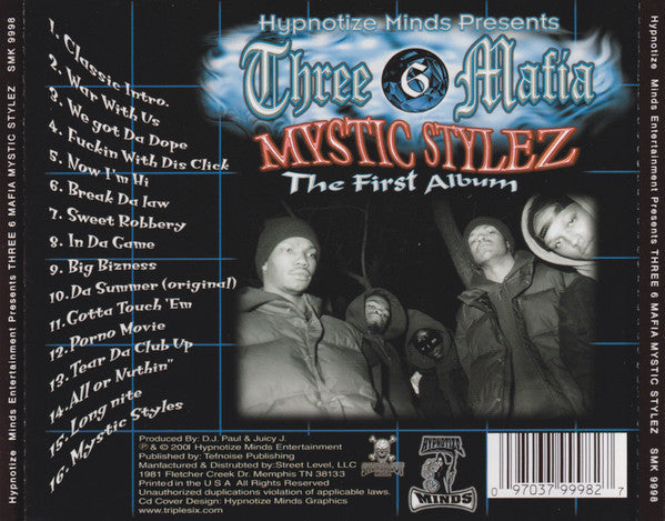 Three 6 Mafia : Mystic Stylez - The First Album (CD, Album, RE)