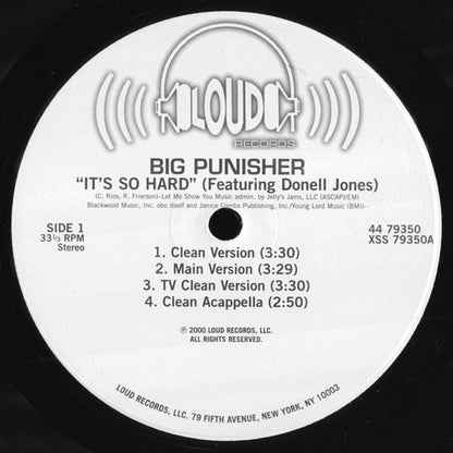 Big Pun* : It's So Hard (12")