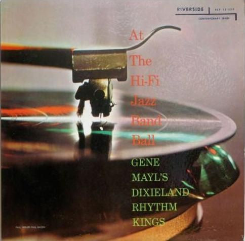 Gene Mayl's Dixieland Rhythm Kings : At The HI-FI Jazz Band Ball (LP, Album, Mono)