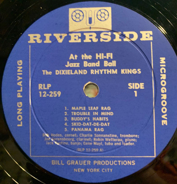 Gene Mayl's Dixieland Rhythm Kings : At The HI-FI Jazz Band Ball (LP, Album, Mono)
