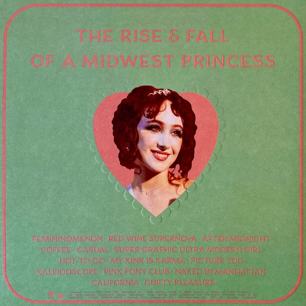 Chappell Roan : The Rise & Fall Of A Midwest Princess (LP + LP, S/Sided + Album, Ltd, RE, RP, Cor)