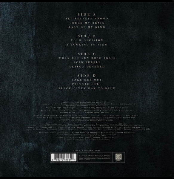 Alice In Chains : Black Gives Way To Blue (2xLP, Album, Ltd, Ele)