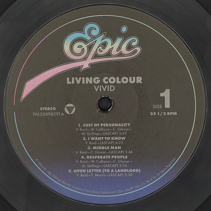 Living Colour : Vivid (LP, Album, RE)