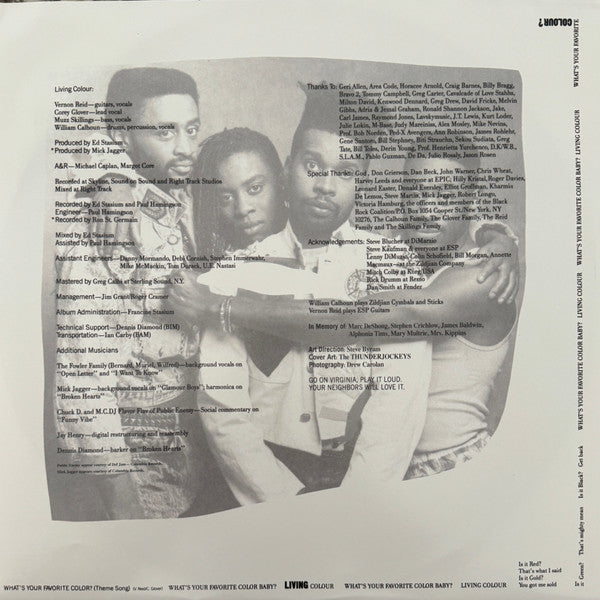 Living Colour : Vivid (LP, Album, RE)