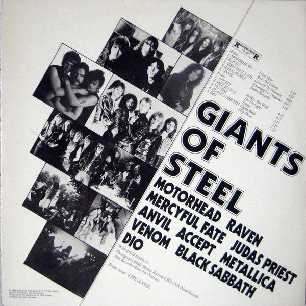 Various : Giants Of Steel (LP, Comp)