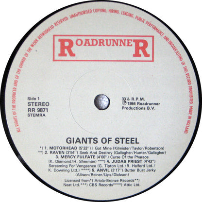 Various : Giants Of Steel (LP, Comp)