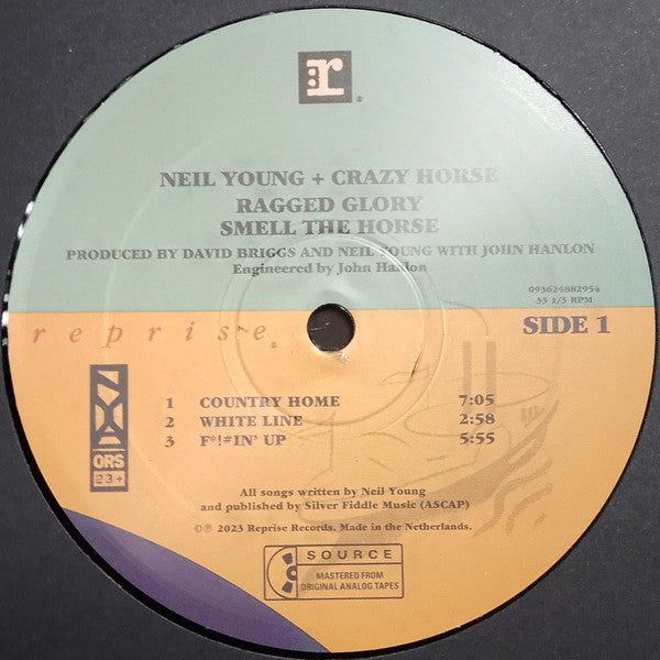 Neil Young + Crazy Horse : Ragged Glory - Smell The Horse (3xLP, Album, RE)