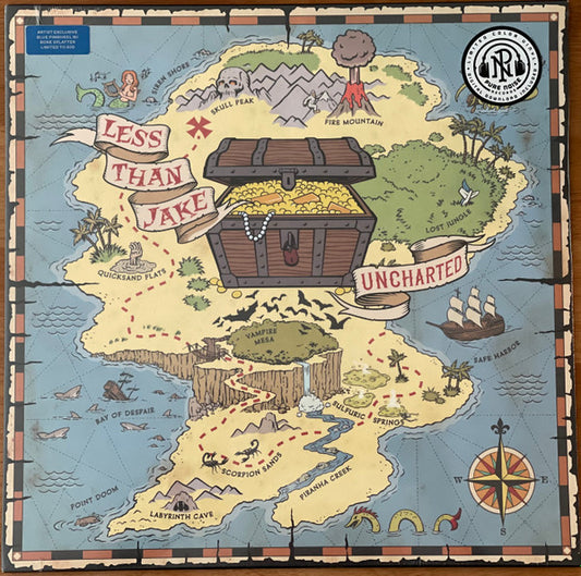 Less Than Jake : Uncharted (12", S/Sided, EP, Blu)