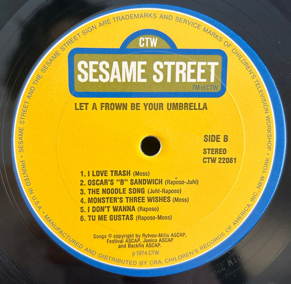 Oscar The Grouch : Let A Frown Be Your Umbrella (LP)