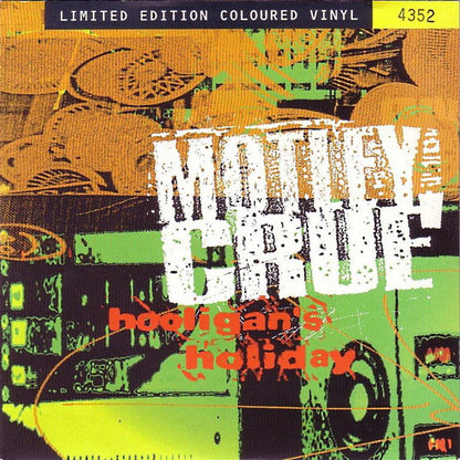 Mötley Crüe : Hooligan's Holiday (7", Single, Ltd, Yel)