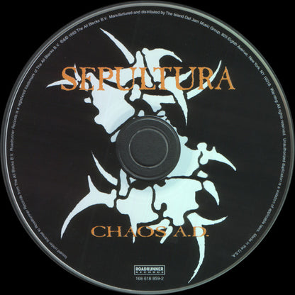 Sepultura : Chaos A.D. (CD, Album, RE)