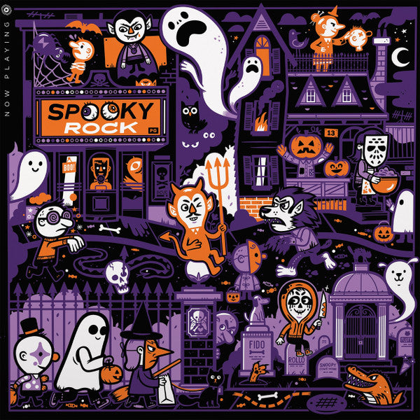 Various : Now Playing: Spooky Rock (LP, Comp, Ora)