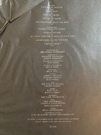 Billy Joel : Piano Man (LP, Album, RP, Pit)