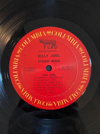 Billy Joel : Piano Man (LP, Album, RP, Pit)