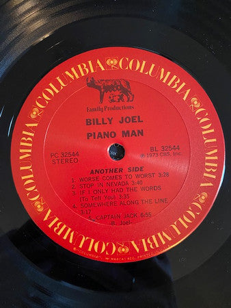 Billy Joel : Piano Man (LP, Album, RP, Pit)