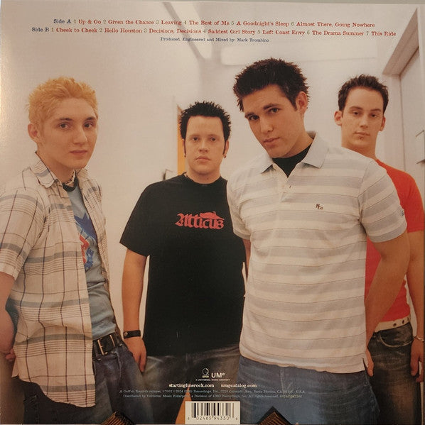 The Starting Line : Say It Like You Mean It (LP, Album, RE, RM)